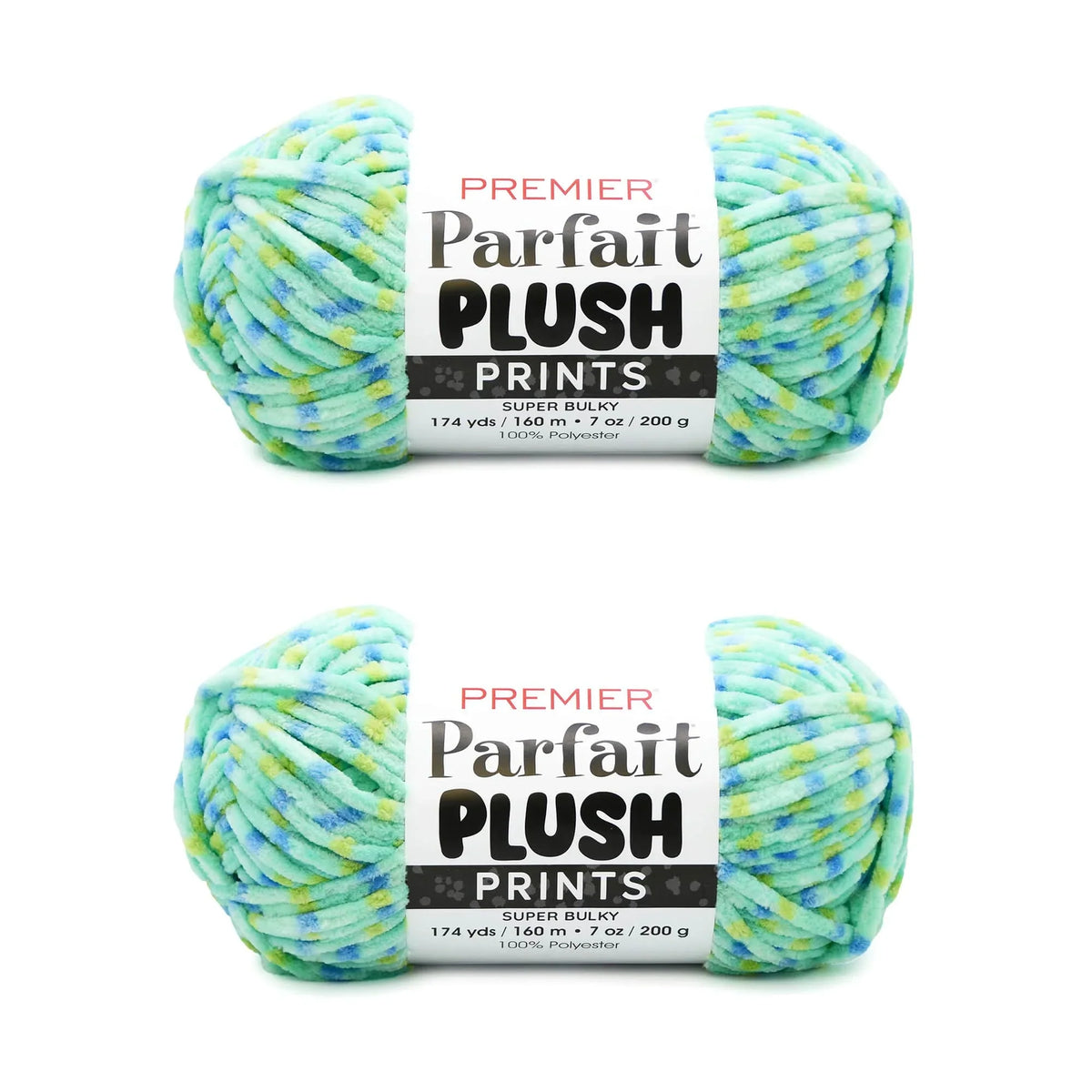 Parfait® Plush Prints Bag of 2